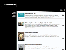 Tablet Screenshot of lineculture.com